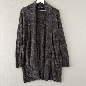Barefoot Dreams Gray CozyChic Lite Montecito Cardigan Long Sleeve Sweater Medium